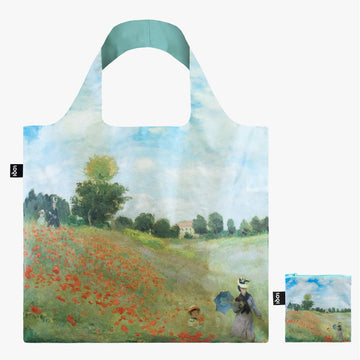 Claude Monet Wild Poppies Recycled Tote Bag